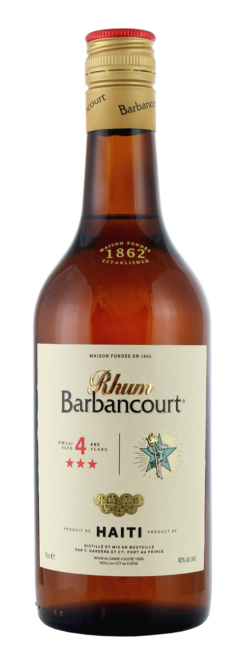 Rom - Barbancourt 4 års *** 70 cl. 40%
